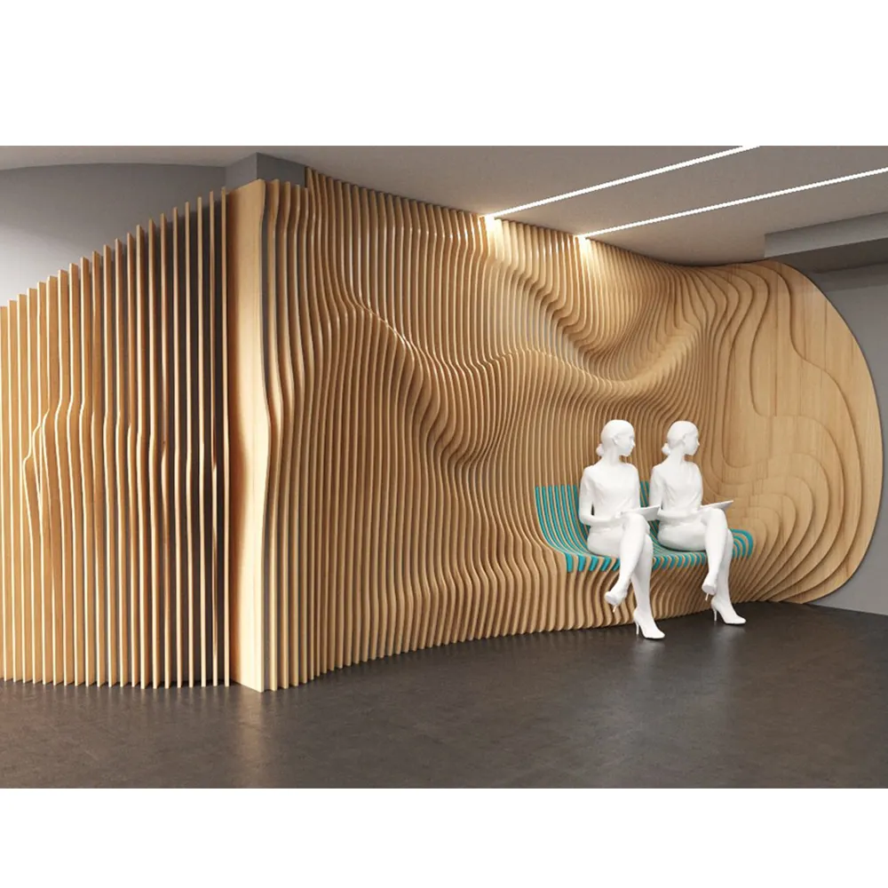Modern Showroom Arts Dekoration Leuchten Design Factory Supply Einfache Innen anzeige Holz dekorative Rack