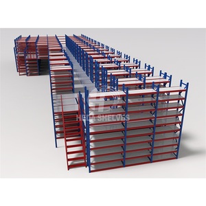 Precio de fábrica Estante de varios niveles Estante de almacenamiento personalizado Almacén Almacenamiento de varios niveles Plataforma de oficina Sistema de entresuelo de acero - Product Image 6