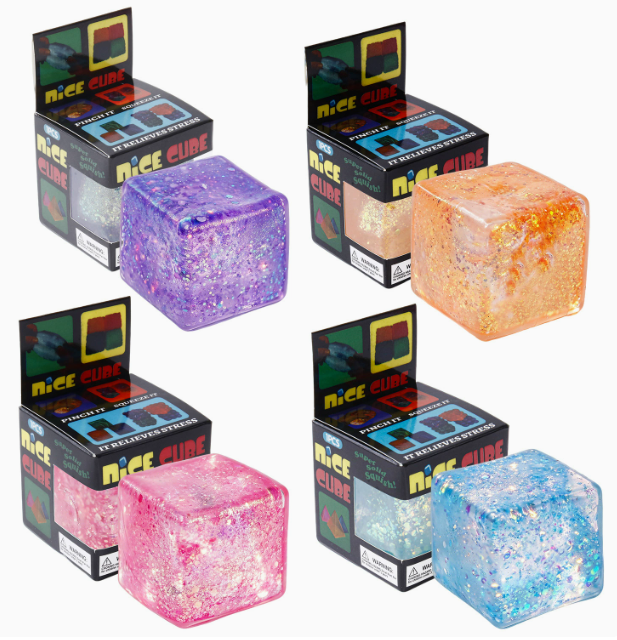 Glitter cube