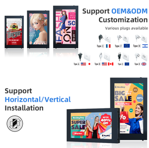 屋外フロアスタンド広告LCDディスプレイIP65デジタルサイネージショッピングモール & 小売店用SDK機能付き - Product Image 6