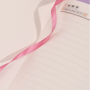 Cute B6 <strong>Code</strong> Diary Lock Korean Stationery Gradient Rainbow Color <strong>Notebook</strong> Thermal Binding for Women School and Office Wholesale