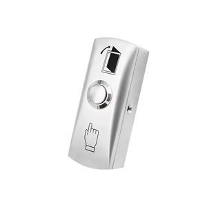 Pulsante di uscita della porta in lega di zinco pannello cancello Push interruttore per il sistema di controllo di accesso della porta per aprire la porta - Product Image 1