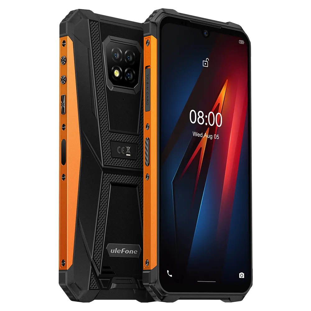 Ulefone-teléfono móvil inteligente Armor 8, resistente al agua, Android, 4g, Doble Tarjeta, alta velocidad, baja latencia, gran capacidad, rápido