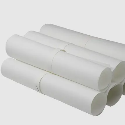 Papel Kraft branco branqueado para embrulho, largura personalizada de fábrica por atacado 45-400 g/m2