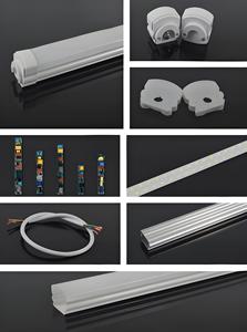 倉庫ガレージ工場用,<span class=keywords><strong>1800mm</strong></span>アルミニウムPC <span class=keywords><strong>IP65</strong></span>完全防水防塵LEDチューブライト