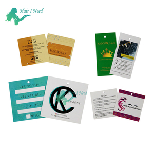 <strong>Custom</strong> Private Brand Logo Recycled Paper Label Hang <strong>Tags</strong> With <strong>String</strong> - Product Image 2