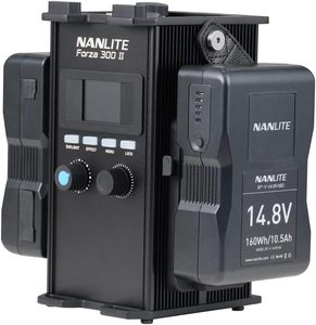Nanlite Forza 300 Ii Led spot 5600k Bluetooth App kontrol Dmx 2.4g dahili etkileri Ac/pil gücü