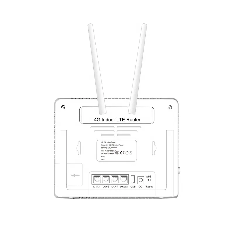 เสาอากาศที่ถอดออกได้ TR069มินิเซลลูล่าร์เราเตอร์ Lte Cat6ซิมการ์ดมือถือแบบพกพา Wifi 4G เราเตอร์เชื่อมต่ออินเทอร์เน็ตไร้สาย