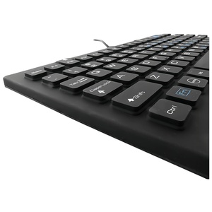 Teclado industrial de silicona resistente al agua con panel táctil integrado Ideal para procesamiento de alimentos médicos y uso en salas limpias - Product Image 4