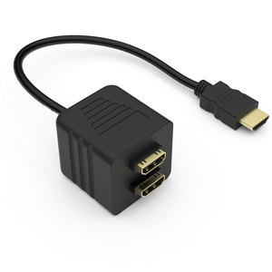 OEM 1x2 <strong>HDMI</strong> <strong>Splitter</strong> Cable <strong>1</strong> <strong>Input</strong> 2 <strong>Output</strong> <strong>HDMI</strong> <strong>Splitter</strong> Male to 2 Female <strong>1</strong> in 2 Out Audio Video Cable Cord 27cm - Product Image 4