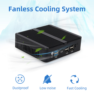 J4125 N5105 Linux Pfsense 4 NIC Intel I225 2.5G Gigabit <strong>Network</strong> Fanless Mini Pc Firewall Gateway Soft Router with Multi-Ethernet - Product Image 4