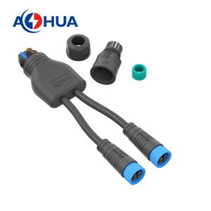 Lucchetto rapido illuminazione a Led per cavo di alimentazione del sistema Driver 2pin connettore M20 assemblaggio Y Splitter 1 ingresso 2 uscita connettore a filo - Product Image 1