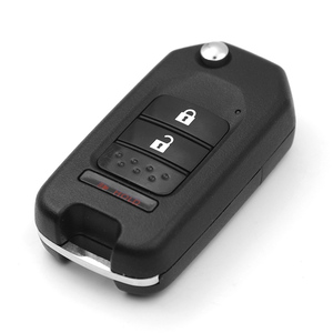 Nuovo arrivo stile HO N.D nero Smart telecomando chiave di controllo auto Flip-2 + 1 pulsante all'ingrosso Co-py cambio frequenza di programmazione - Product Image 3