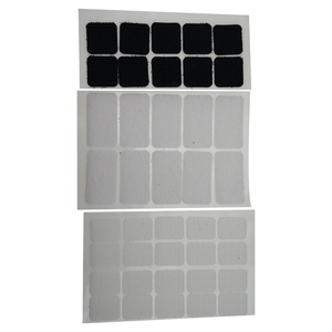 Puntos de gancho y bucle Pegamento trasero adhesivo mágico Puntos de gancho y bucle adhesivos coloridos cuadrados - Product Image 6