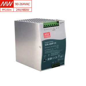 Iyi demek SDR-480P-24, yüksek verim 94%, paralel fonksiyon, 24V 20A, endüstriyel otomasyon için 480W DIN ray güç kaynağı - Product Image 1