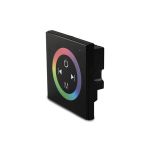 Controlador Led Rgb, Panel táctil montado en la pared PWM 12V 24V 12A 288W, tira de luz de Color neón, controlador SMD2835 Rgb, Panel táctil - Product Image 6