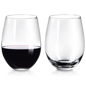 18.5oz trứng hình pha lê thủy tinh Whisky cốc và stemless rượu vang đỏ kính cho đồ uống ly - Product Image 6