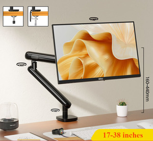 ขาตั้งยึดจอ17-38 "กรอบยกสปริงปรับการหมุนแบริ่งความจุ10กก. พร้อม usb/type-c - Product Image 4