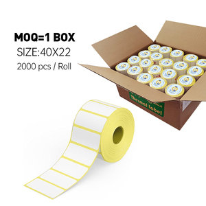 Supermarkt Elektronisch Gedrukt 38Mm * 28Mm 50Mm * 25Mm Gewicht Machine Afdrukken Digitale Weegschaal Sticker Label - Product Image 2