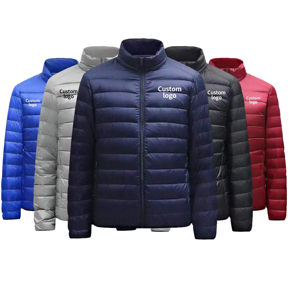 새로운 패션 야외 캐주얼 스포츠 남성 겨울 코트 자켓 라이트 다운 재킷