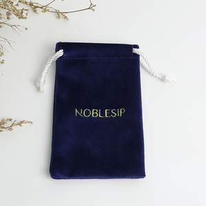 Low MOQ Free Sample Custom Branded Drawstring <strong>Pouch</strong> Small Custom Gift Velvet Bag - Product Image 3