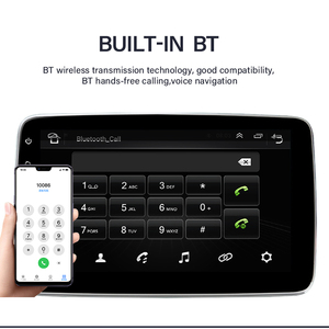 9/10, 1 pulgadas, Android, Radio para coche, reproductor de DVD, estéreo, autorradio, compatible con pantalla de 360 grados, navegación Gps giratoria, electrónica para automóviles - Product Image 3