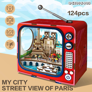 เกมกระดาน DIY 124ชิ้นโมเดลตัวต่อ3D สำหรับเด็กของเล่นและของเล่นสำหรับเด็กโมเดลจิ๊กซอว์ปริศนาสำหรับ adversting - Product Image 2