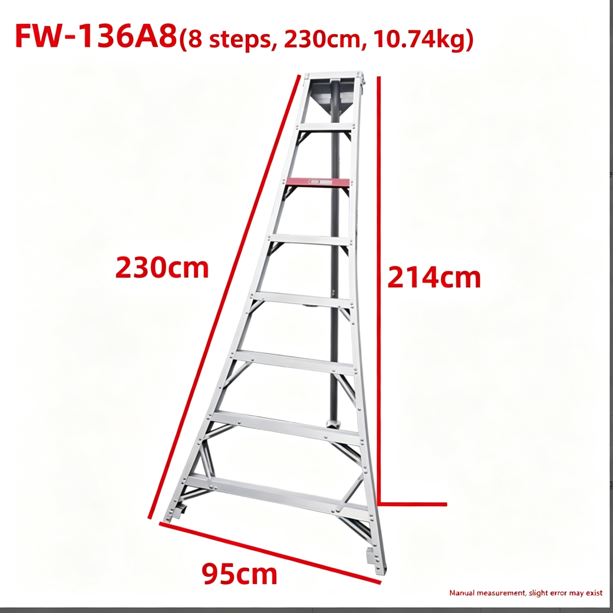 Fw-136a8 (8 pedali) 2,3 m di altezza