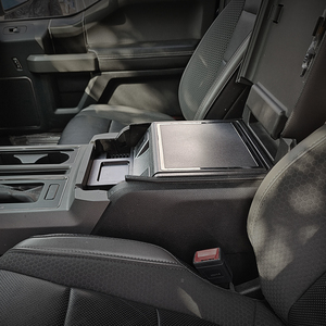 8L taşınabilir araba merkezi konsol buzdolabı dondurucu kamp buzdolabı soğutucu için 2018 + Ford Expedition F-150 - Product Image 5