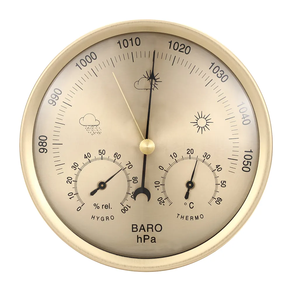 Instruments de température thermomètres ménagers multifonctions baromètre hygromètre avec horloge