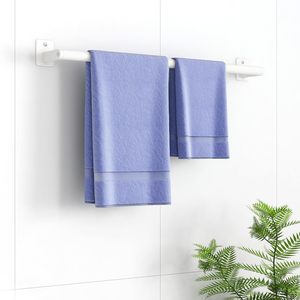 Sıcak satıcı banyo havlu asılı çubuk tuvalet duvar terlik su geçirmez depolama asılı raf - Product Image 1