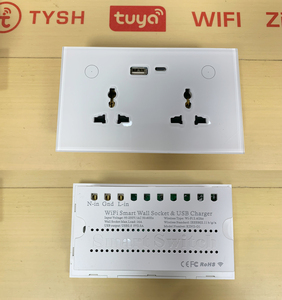 Tysh เต้าเสียบปลั๊กไฟฟ้าติดผนังอัจฉริยะ Wi-Fi 16A พร้อมพอร์ต Type-C ช่องเสียบผนังไฟฟ้าควบคุมด้วยเสียงผ่านแอป - Product Image 6