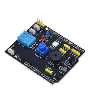 DHT11 LM35 sensore di umidità della temperatura adattatore multifunzione per scheda di espansione per Arduino UNO R3 RGB LED IR ricevitore Buzzer I2C