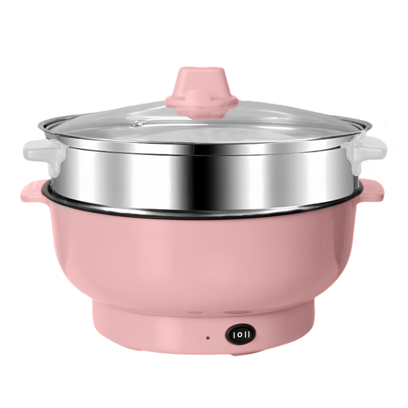 Pink-20-28CM-Stainless Steel Steamer Basket