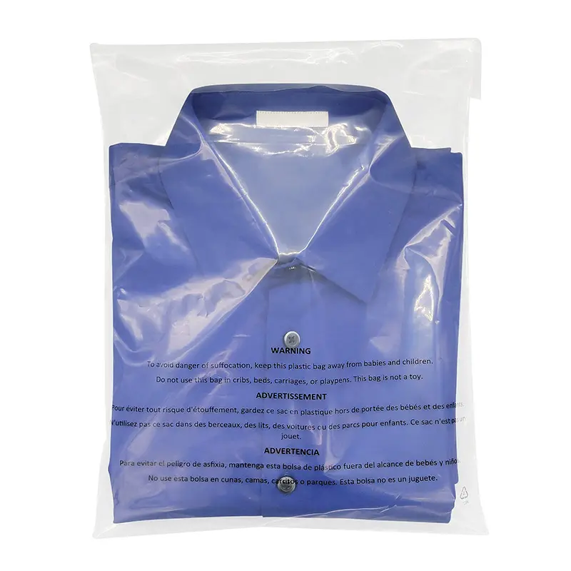 Opp Polybags selofan çanta biyobozunur plastik şeffaf poli çanta ambalaj giyim gömlek şeffaf çanta