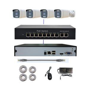 SeeEasy App 4K 10CH NVR Cámara IP Unidad de grabación H.265 Grabadora de video en red Soporte 4K Salida de entrada Cámara para exteriores con cable - Product Image 3