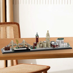 Funbuild MOC-199709 <strong>New</strong> <strong>York</strong> City Skyline 1900's Mini Blocks Building Set Skyline Architecture Model Puzzle Building Blocks <strong>Toy</strong> - Product Image 4