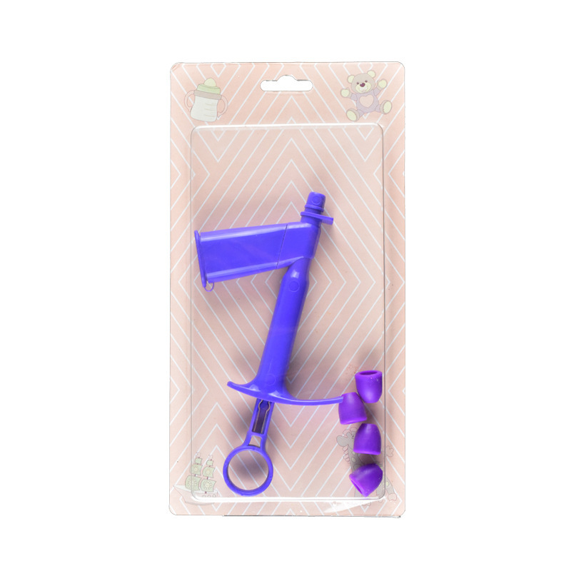 Confezione con inserto in cartoncino viola