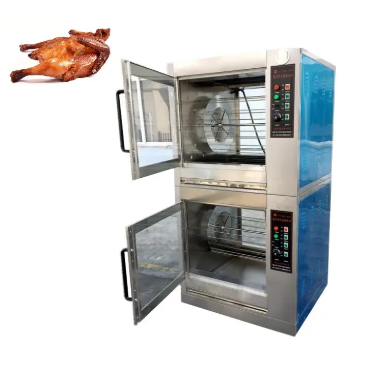 Roasting chicken machine Commercial Rotary roast Chicken Oven 9 layer gas grilled chicken box