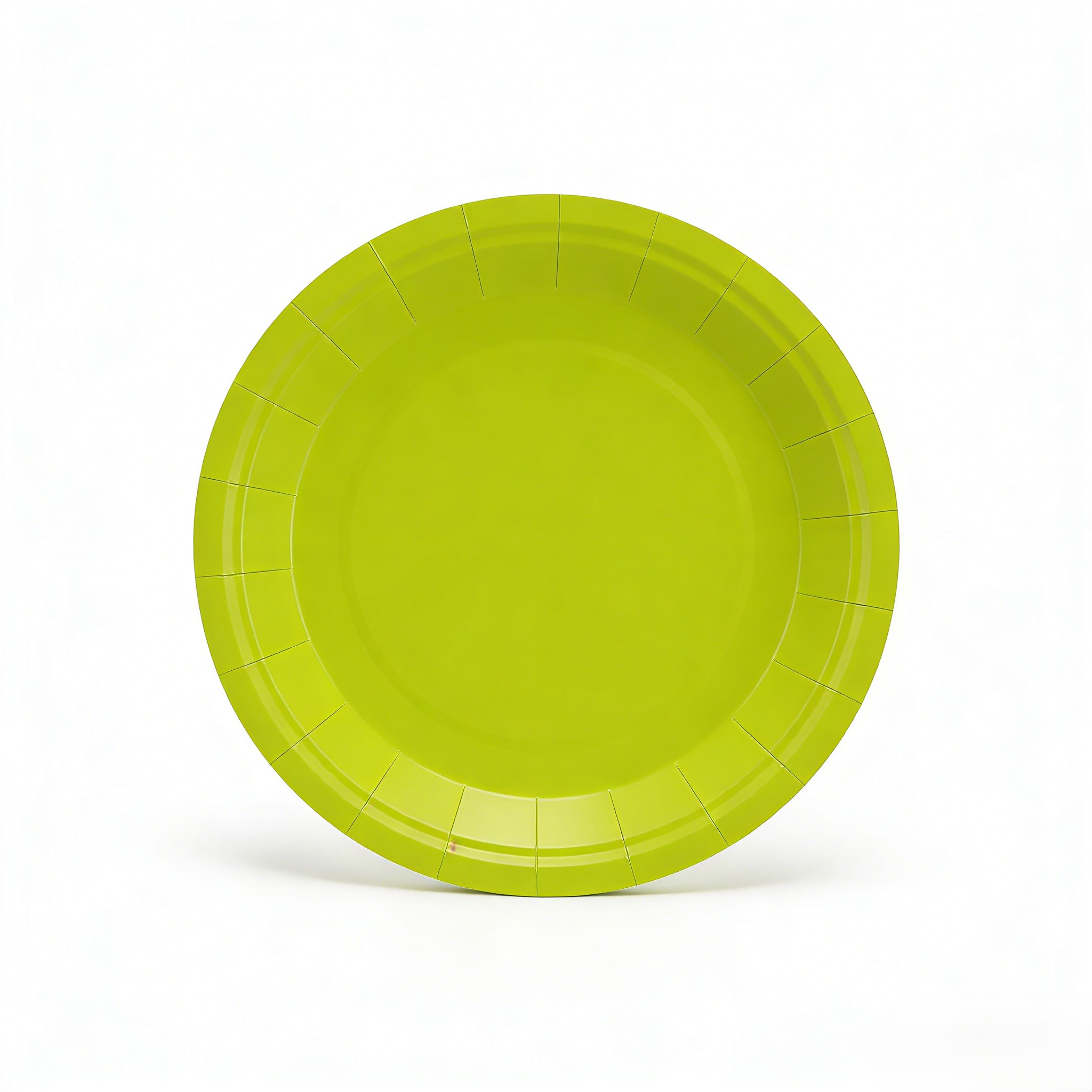 Plato de papel de 7 pulgadas * 10 piezas * Verde