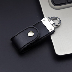 新产品PU皮革u盘钥匙扣4Gb 8Gb 16Gb 32gb Usb 2.0 Pendrive定制标志存储u盘闪存笔驱动器 - Product Image 6