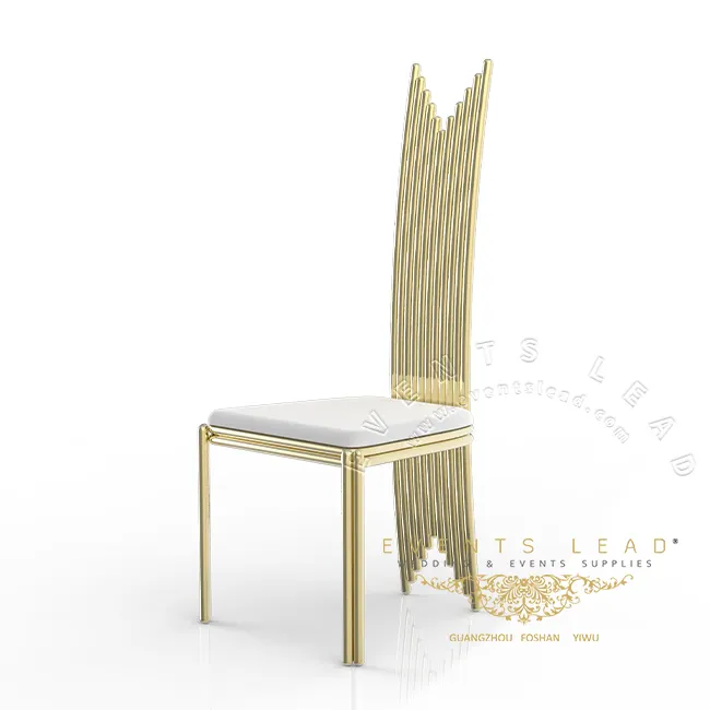 2021 New Design High Back Popular Luxury Wedding Dining Chair Furniture