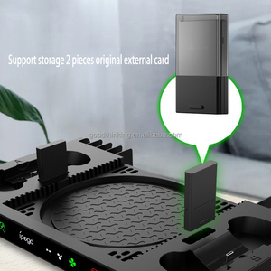 Multi <strong>Functional</strong> Headphone Hanging Holder Vertical Stand Dual <strong>Controller</strong> Charger Gaming Cooling Fan for Xbx Series <strong>X</strong> - Product Image 4
