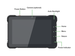 4G WiFi 10.1 Inch Tablet PC Android 13 <strong>Embedded</strong> Industrial Tablet <strong>Computer</strong> with AV Input for Waster Management System - Product Image 3