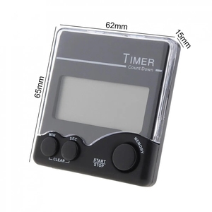 Timer digitale elettronico magnetico con campanello e ampio Display LCD per cucina da laboratorio - Product Image 3