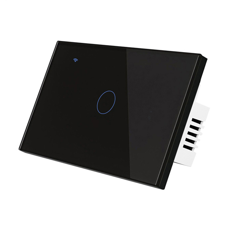 ZigBee Universal Single/Live-Neutral Wire 1-Gang Black