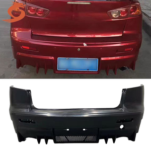 Mitsubishi Lancer modifikasyonu için yüksek kaliteli büyük surround vücut kiti ve GTR ön ve arka tampon yan etek yükseltme - Product Image 3