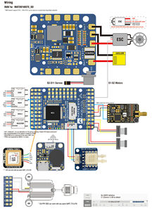 Matek MATEKSYS F405-VTOL STM32F405RGT6 Контроллер полета встроенный OSD MicroSD слот для карт 2 ~ 6S для FPV RC дронов мультиротор - Product Image 3