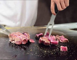 रोटी पकाने का तवा सामान किट अमेज़न गर्म रंग भारी शुल्क धातु फ्लैट शीर्ष ग्रिल आउटडोर शिविर Hibachi BBQ उपकरण Grilling बर्तन सेट - Product Image 5