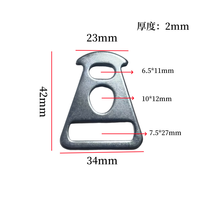 Three-hole iron sheet